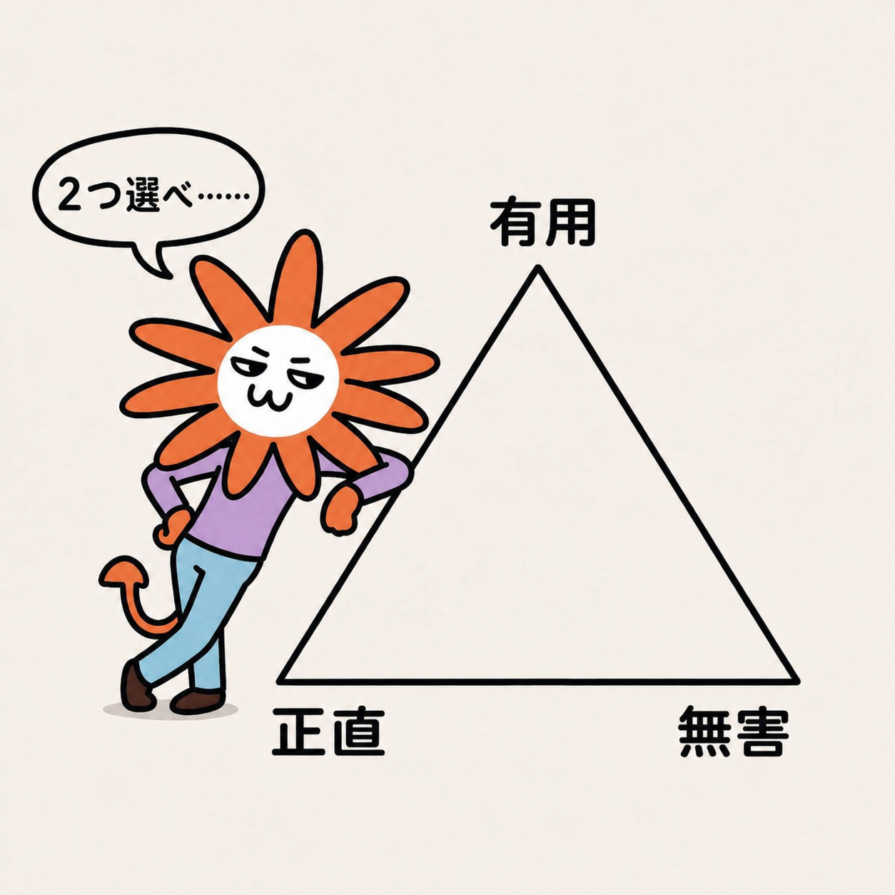 2つ選べ……(原文の図を翻訳・再作成)